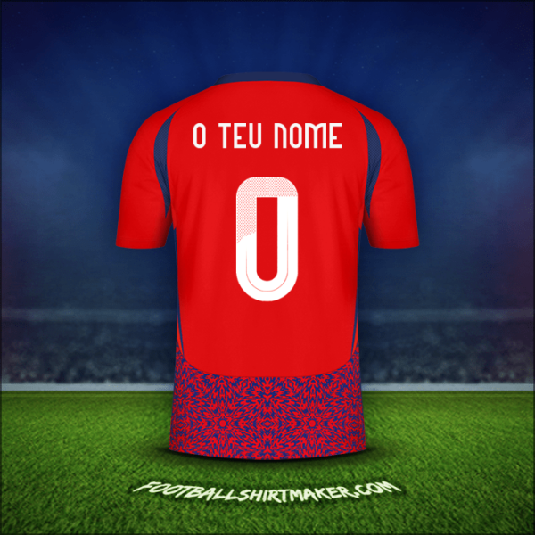 Camisola Costa Rica 2024 -  o teu nome - 0