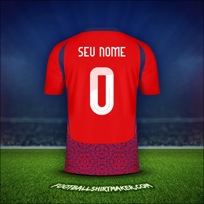 Camisa Costa Rica 2024 -  seu nome - 0
