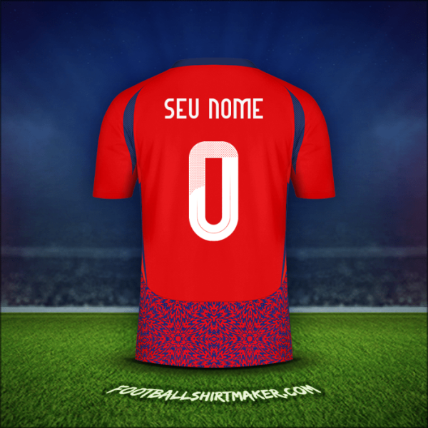 Camisa Costa Rica 2024 -  seu nome - 0