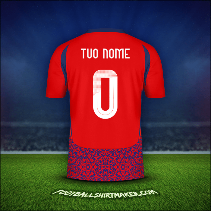 Maglia Costa Rica 2024 -  tuo nome - 0