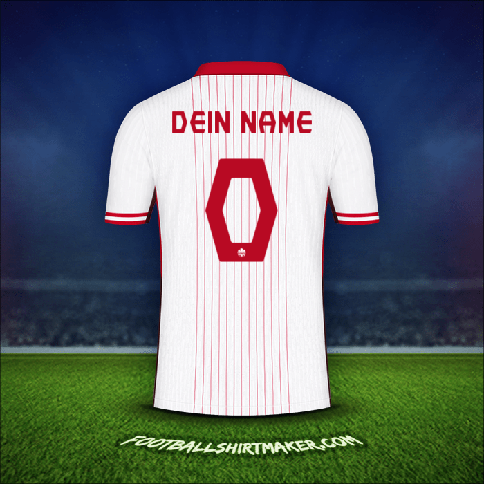Trikot Kanada 2024 Auswärts -  dein name - 0