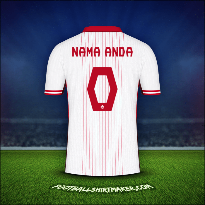 Jersey Kanada 2024 Alternatif -  nama anda - 0