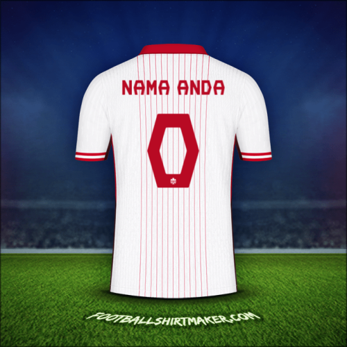 Jersey Kanada 2024 Alternatif -  nama anda - 0