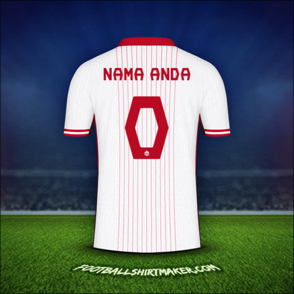 Jersey Kanada 2024 Alternatif -  nama anda - 0