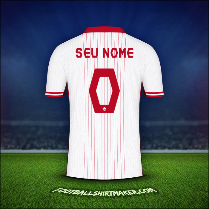 Camisa Canadá 2024 Alternativa -  seu nome - 0