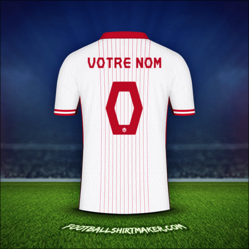 Maillot Canada 2024 Extérieur -  votre nom - 0