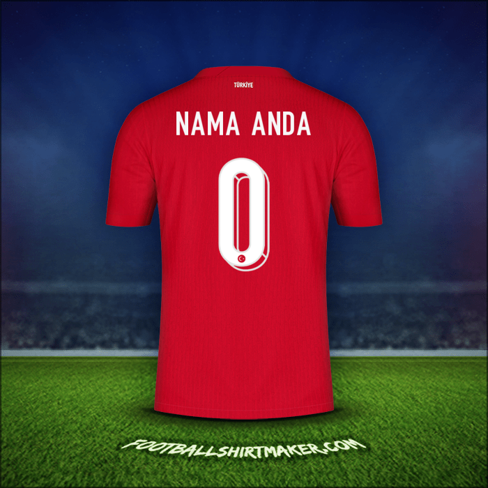 Jersey Turki 2024 Alternatif -  nama anda - 0
