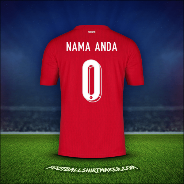 Jersey Turki 2024 Alternatif -  nama anda - 0