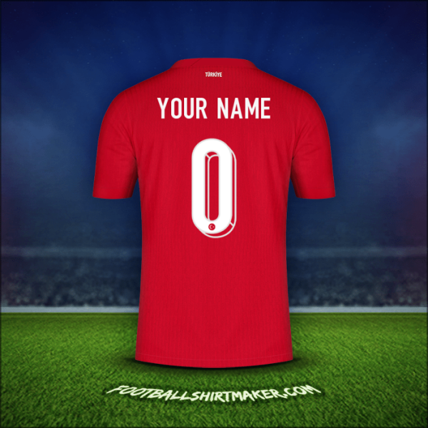Shirt Turkey 2024 Away -  your name - 0