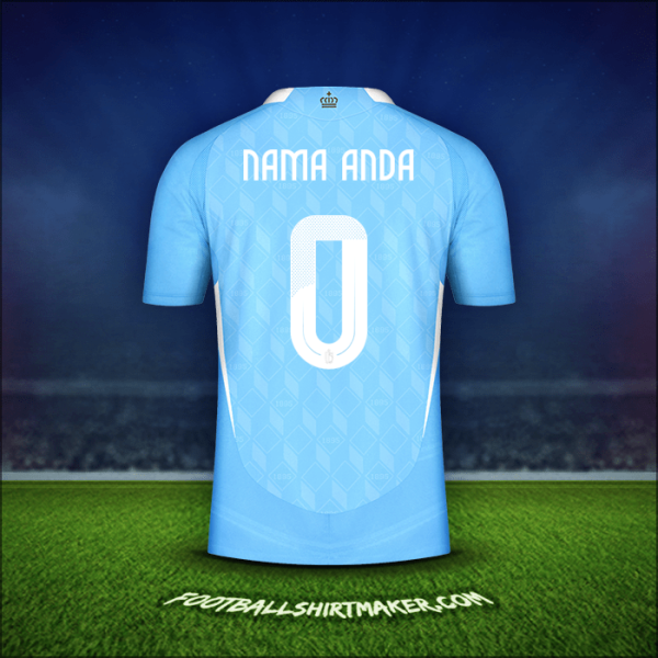 Jersey Belgia 2024 Alternatif -  nama anda - 0