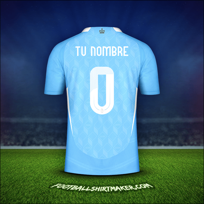 Camiseta Belgica 2024 Visita -  tu nombre - 0