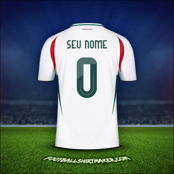 Camisa Hungria 2024 Alternativa -  seu nome - 0
