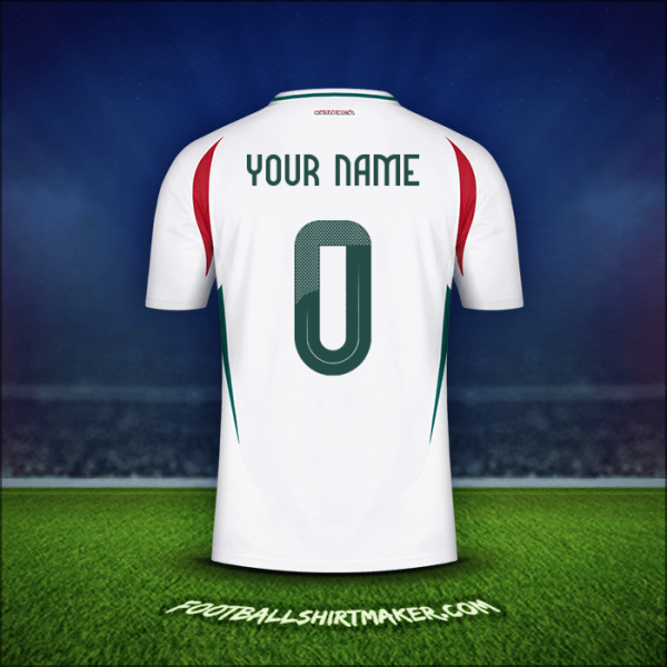 Jersey Hungary 2024 Away -  your name - 0