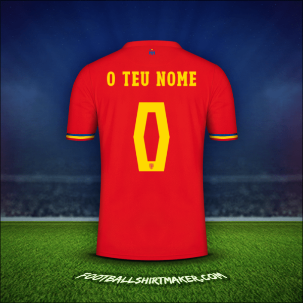 Camisola Romênia 2024 Alternativa -  o teu nome - 0