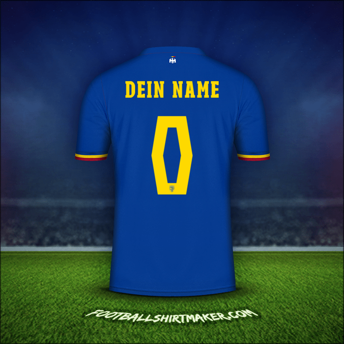 Trikot Rumänien 2024 Dritte -  dein name - 0