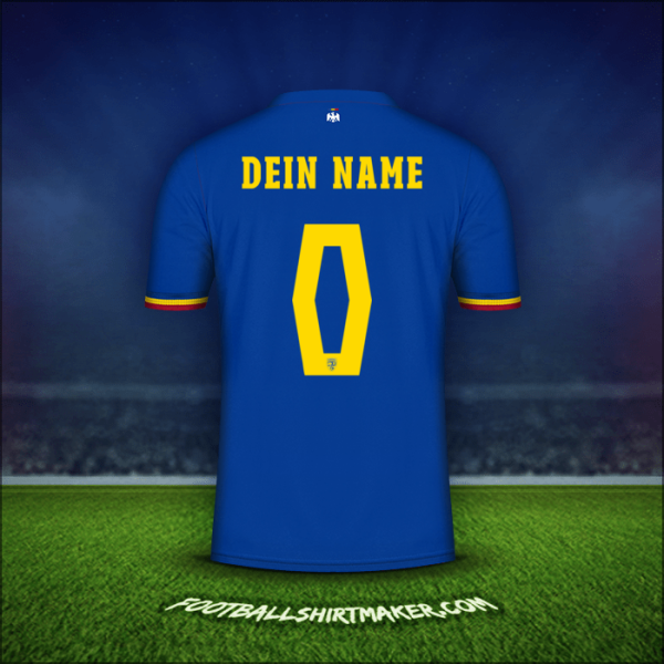 Trikot Rumänien 2024 Dritte -  dein name - 0