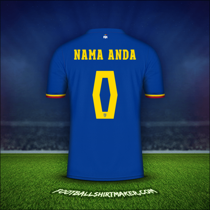 Jersey Rumania 2024 Ketiga -  nama anda - 0
