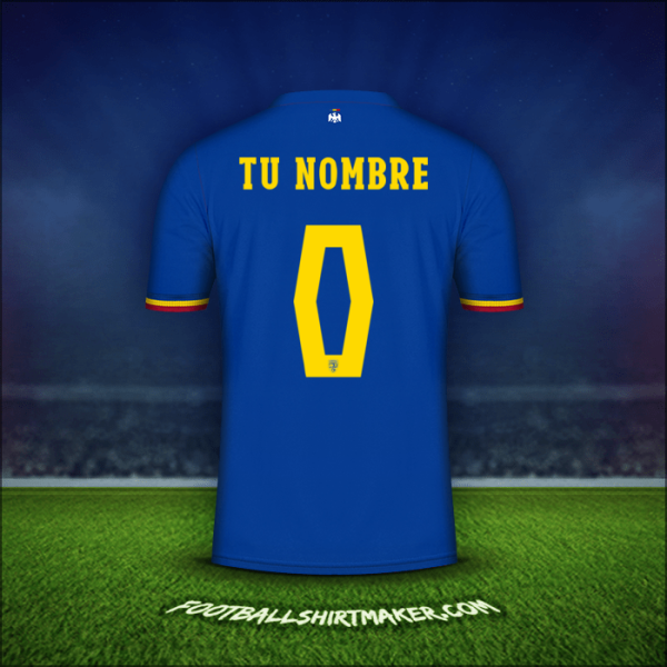 Jersey Rumania 2024 Tercera -  tu nombre - 0