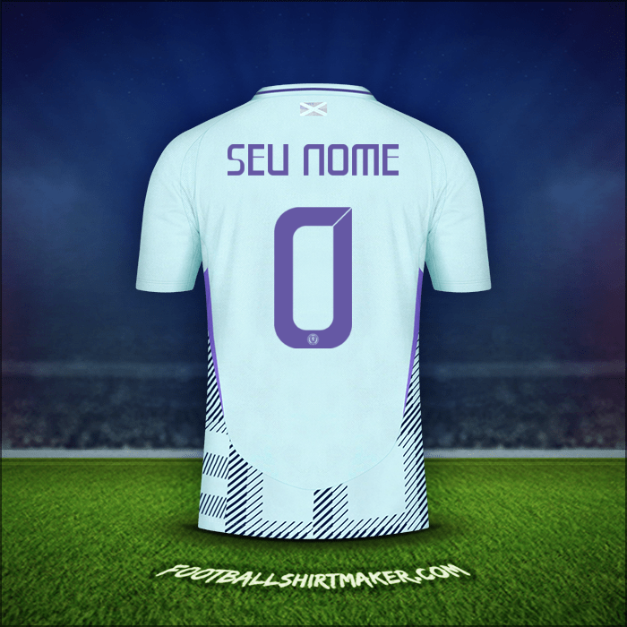 Camisa Escócia 2024 Alternativa -  seu nome - 0
