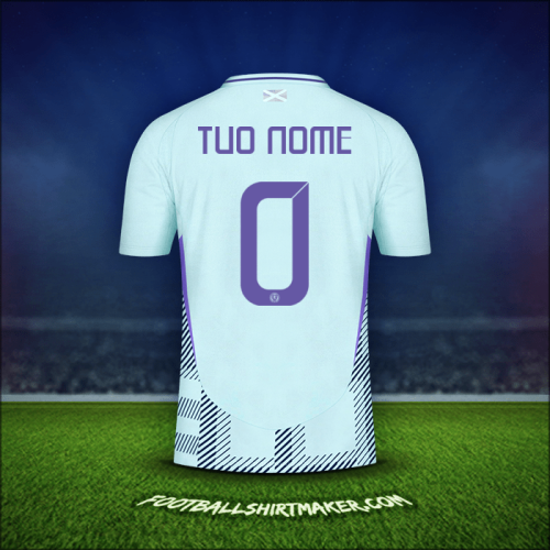 Maglia Scozia 2024 Seconda -  tuo nome - 0