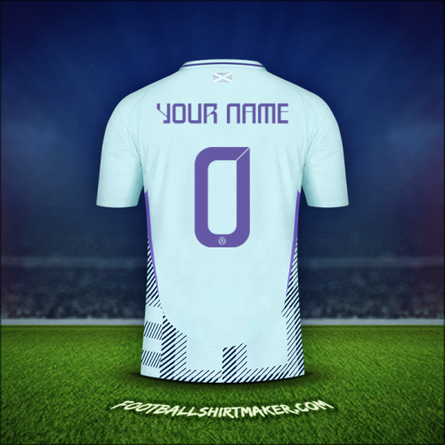 Jersey Scotland 2024 Away -  your name - 0