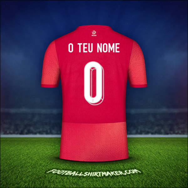 Camisola Polônia 2024 Alternativa -  o teu nome - 0