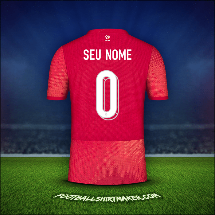 Camisa Polônia 2024 Alternativa -  seu nome - 0