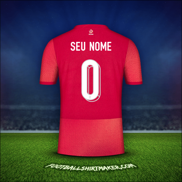 Camisa Polônia 2024 Alternativa -  seu nome - 0