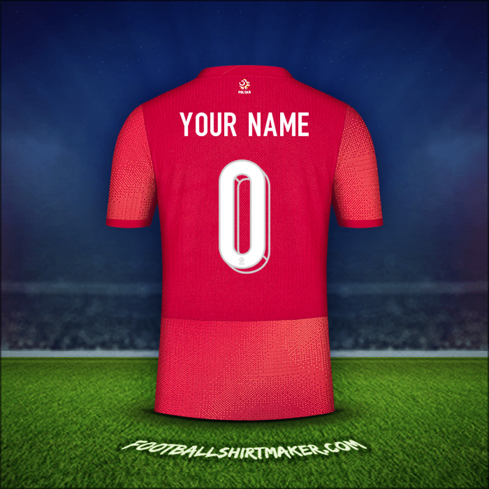 Shirt Poland 2024 Away -  your name - 0