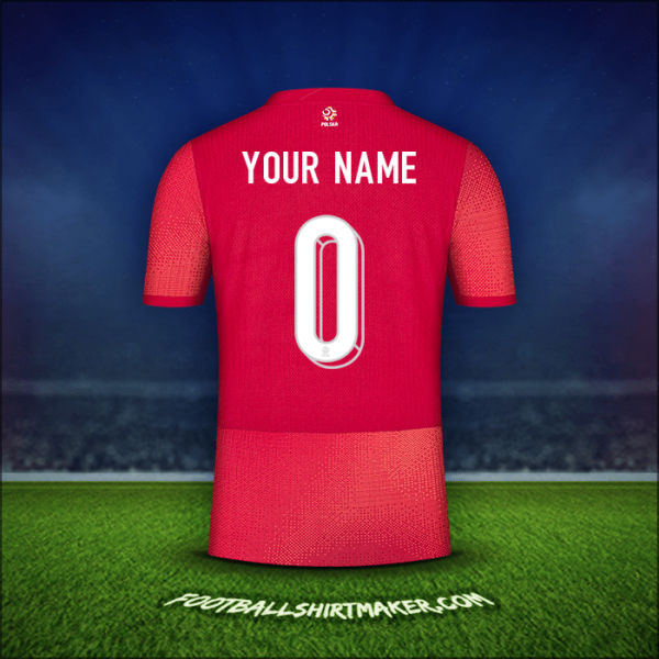Shirt Poland 2024 Away -  your name - 0
