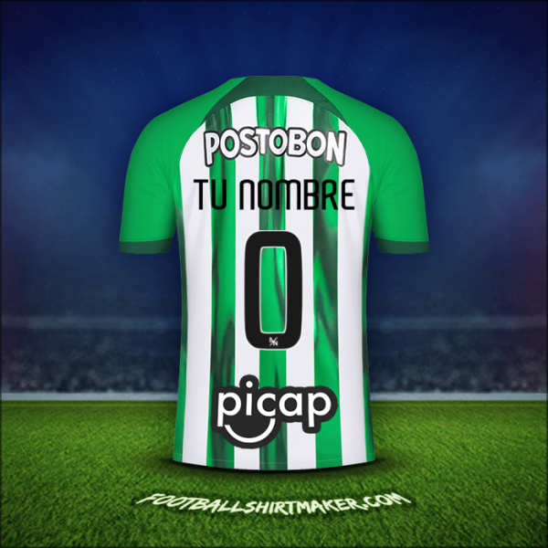 Camiseta Atletico Nacional 2024 -  tu nombre - 0