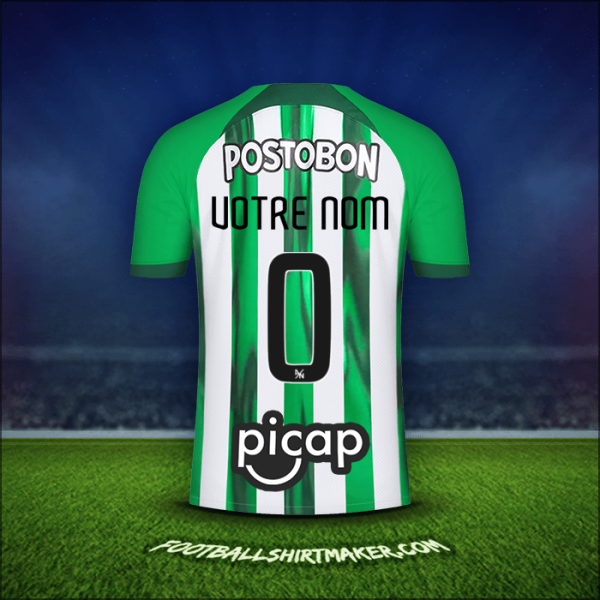 Maillot Atletico Nacional 2024 -  votre nom - 0