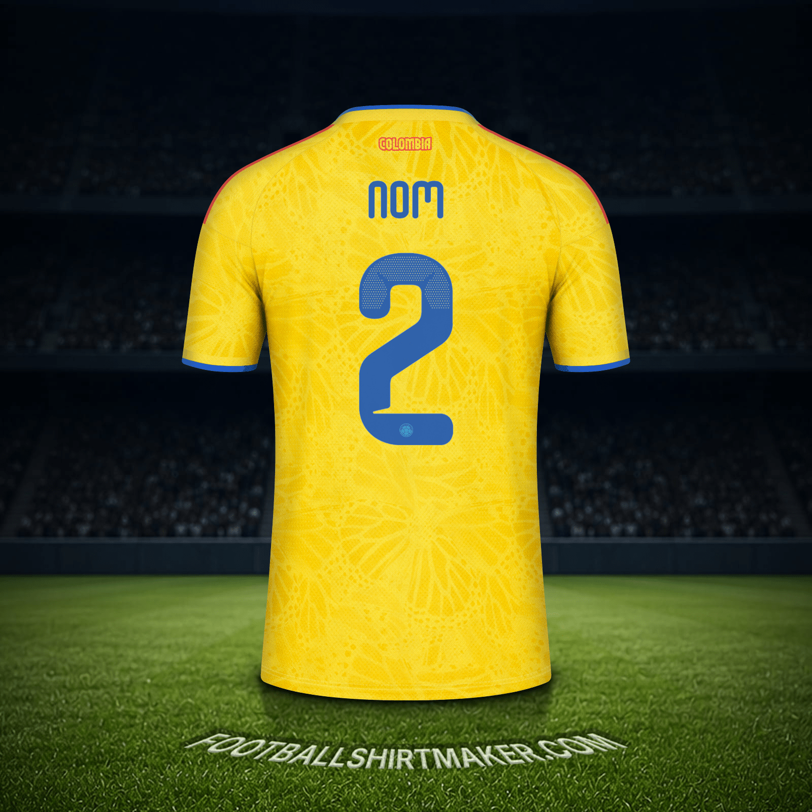 Maillot Colombie Coupe du monde 2026 -  nom - 2