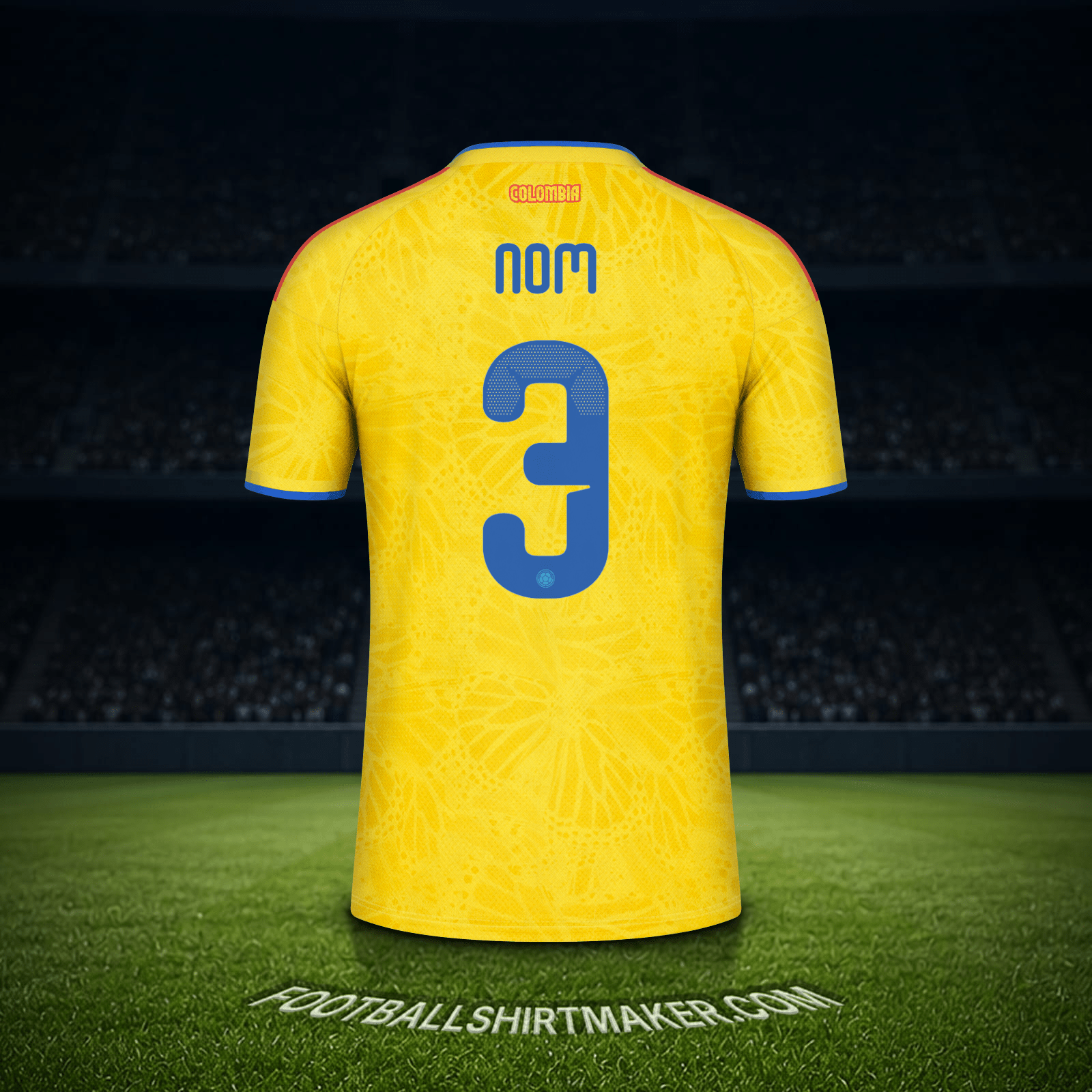 Maillot Colombie Coupe du monde 2026 -  nom - 3