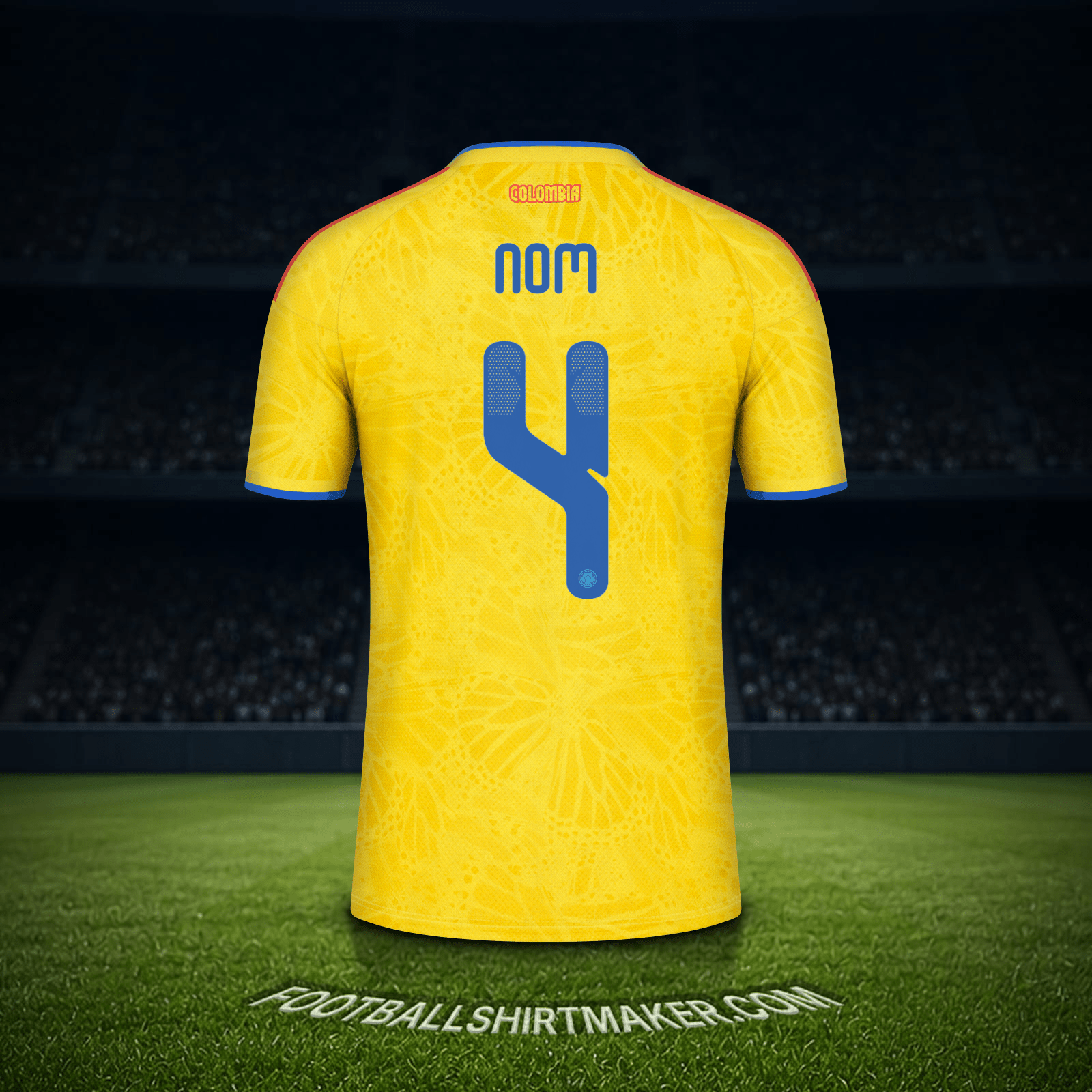 Maillot Colombie Coupe du monde 2026 -  nom - 4