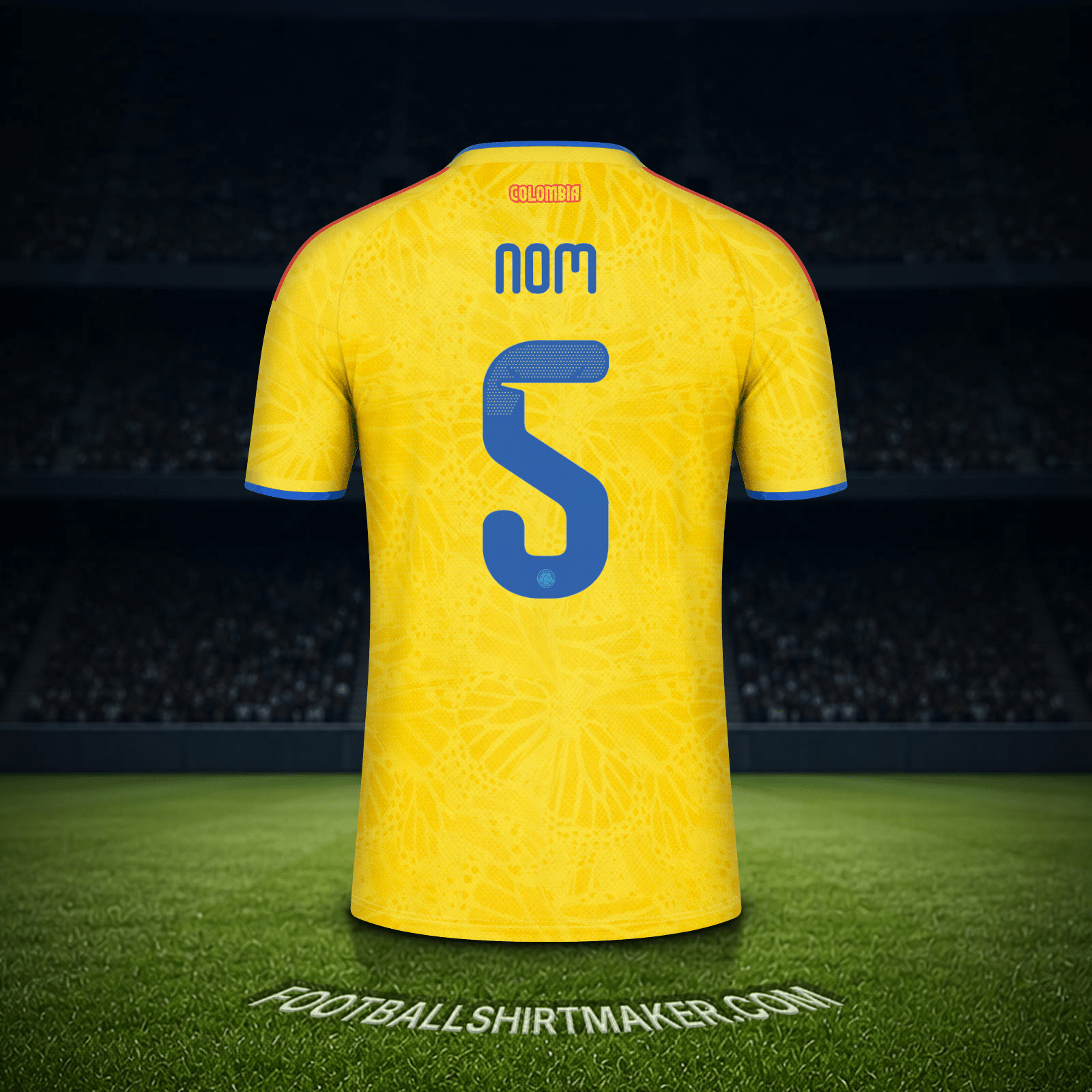 Maillot Colombie Coupe du monde 2026 -  nom - 5