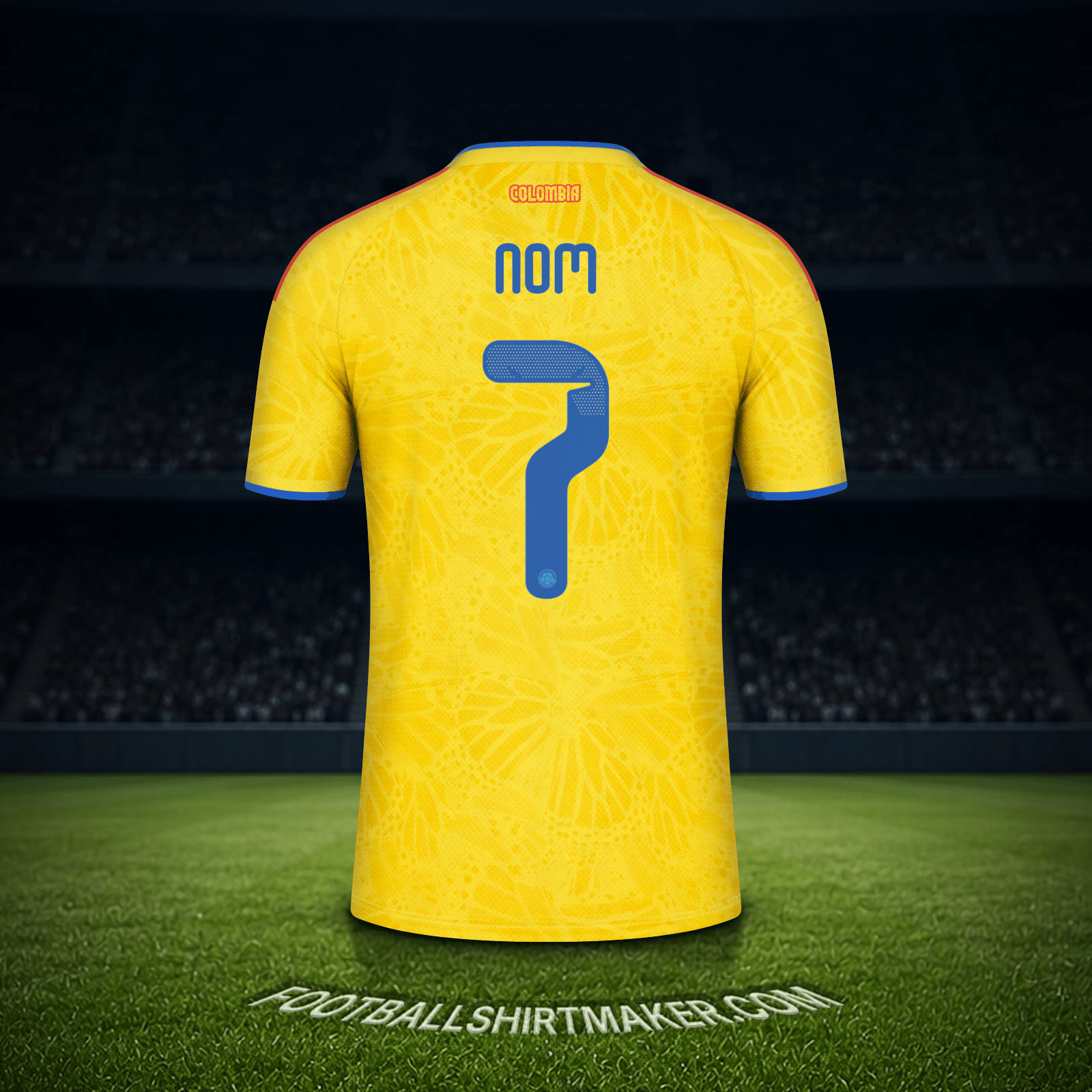 Maillot Colombie Coupe du monde 2026 -  nom - 7