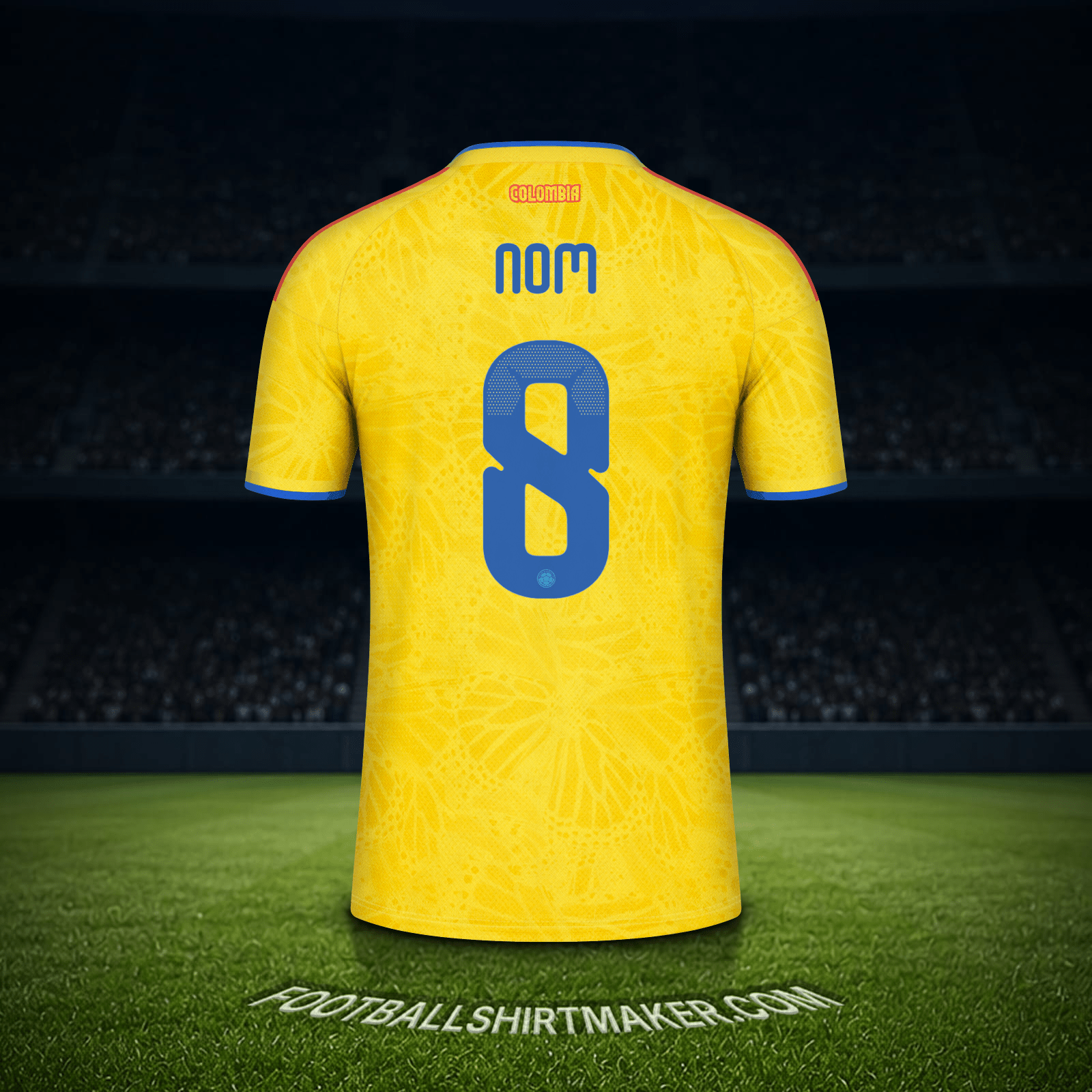 Maillot Colombie Coupe du monde 2026 -  nom - 8