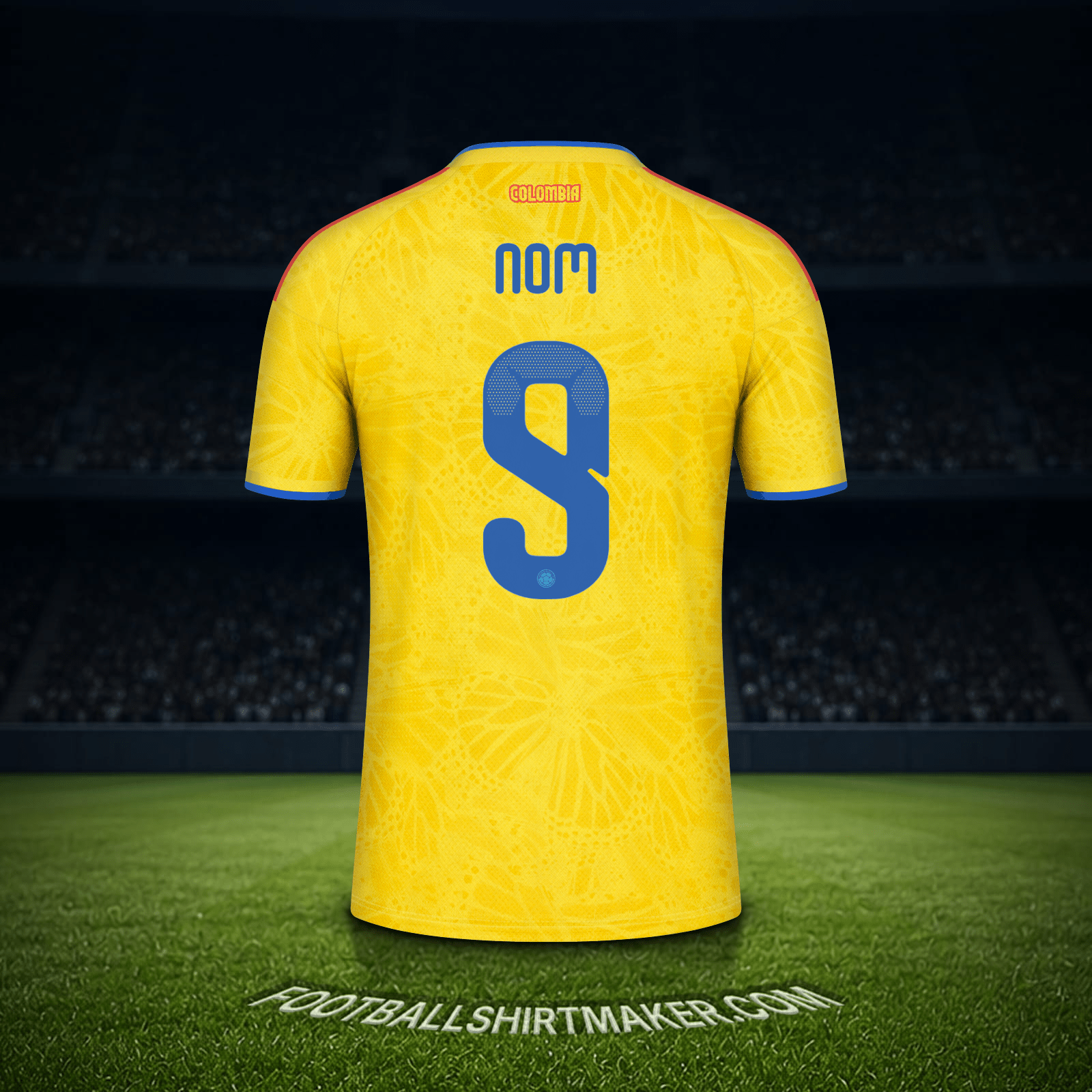 Maillot Colombie Coupe du monde 2026 -  nom - 9