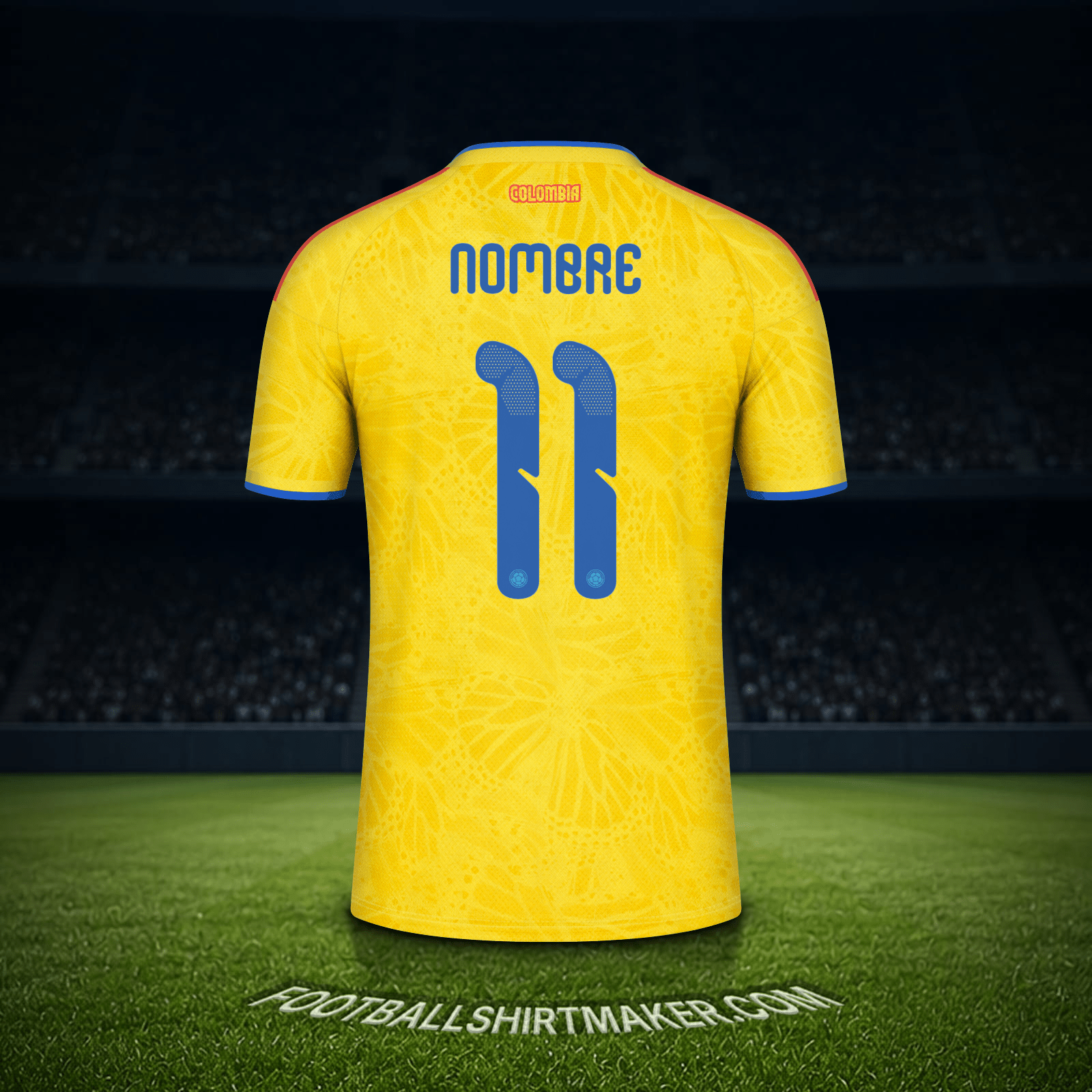 Camiseta Colombia Mundial 2026 -  nombre - 11