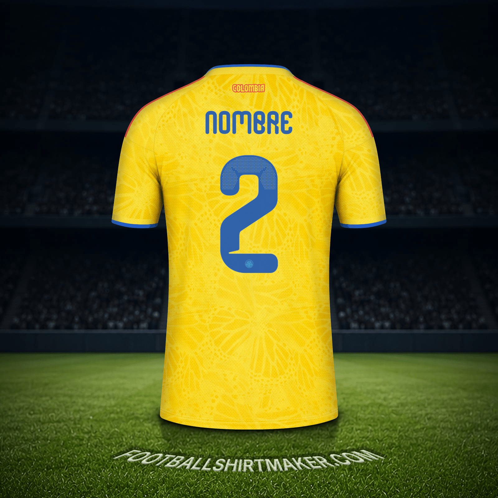 Jersey Colombia Mundial 2026 -  nombre - 2