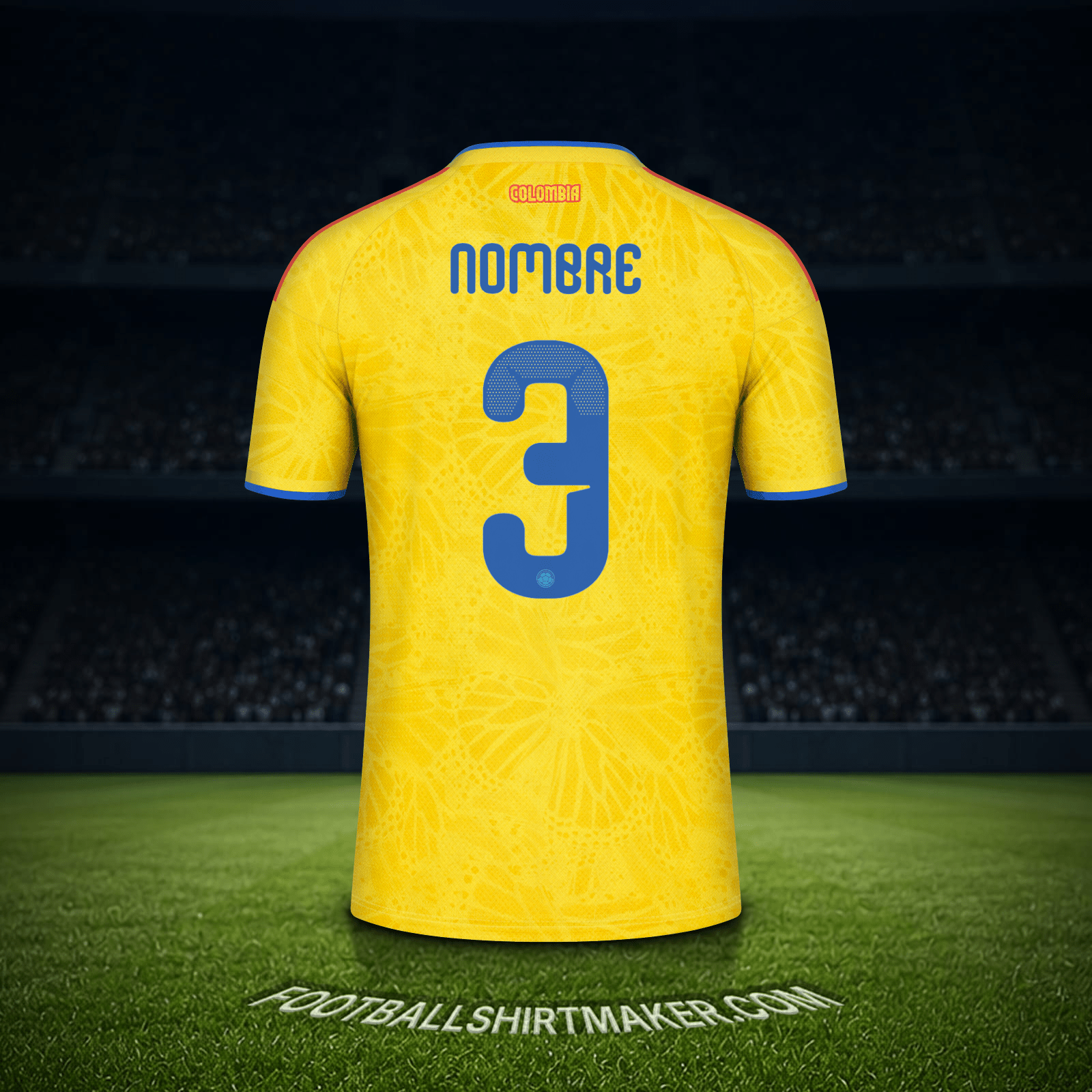 Camiseta Colombia Mundial 2026 -  nombre - 3