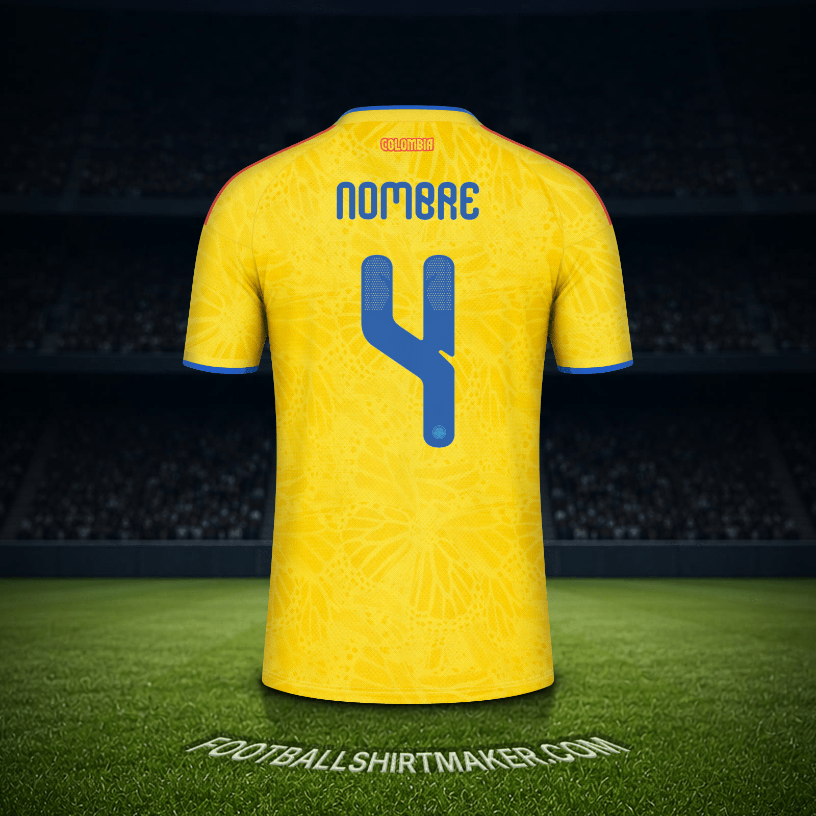 Camiseta Colombia Mundial 2026 -  nombre - 4