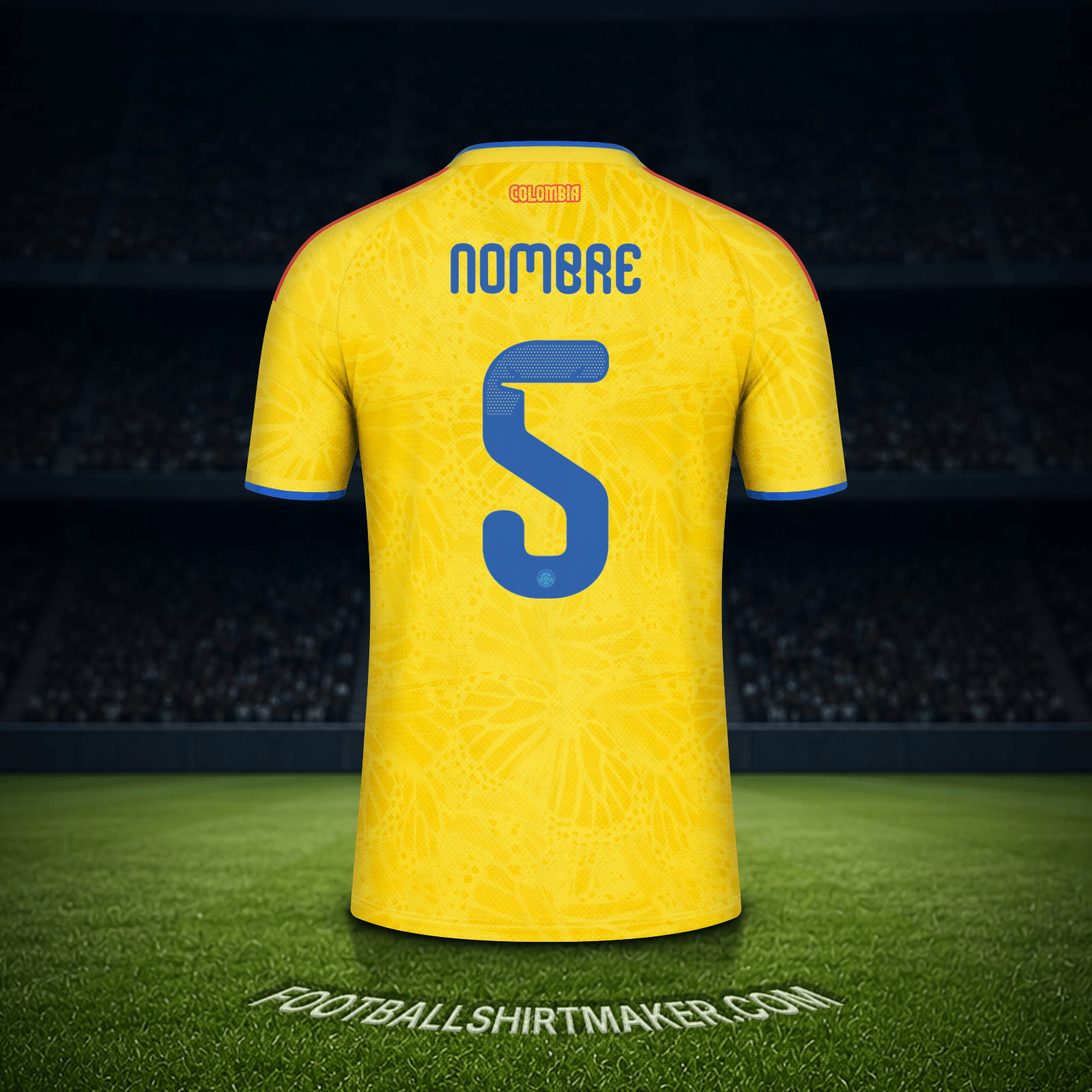 Camiseta Colombia Mundial 2026 -  nombre - 5