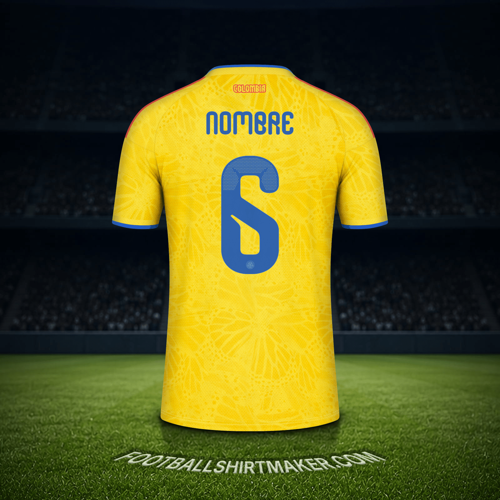 Camiseta Colombia Mundial 2026 -  nombre - 6