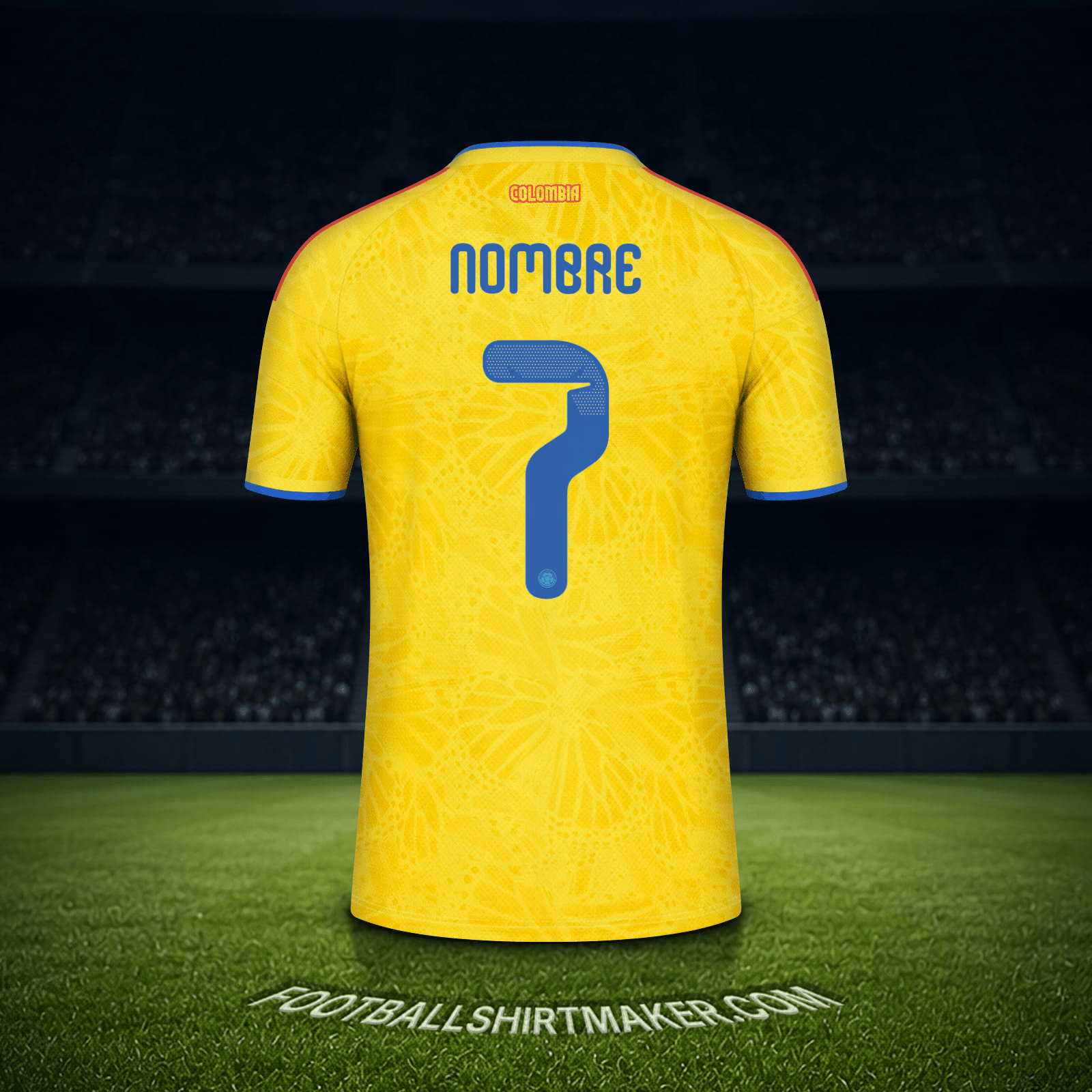 Camiseta Colombia Mundial 2026 -  nombre - 7