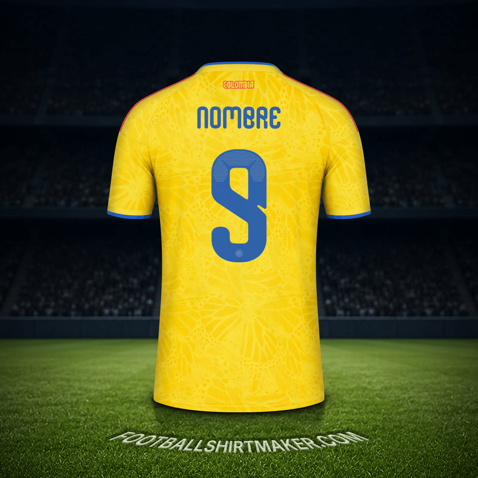 Camiseta Colombia Mundial 2026 -  nombre - 9