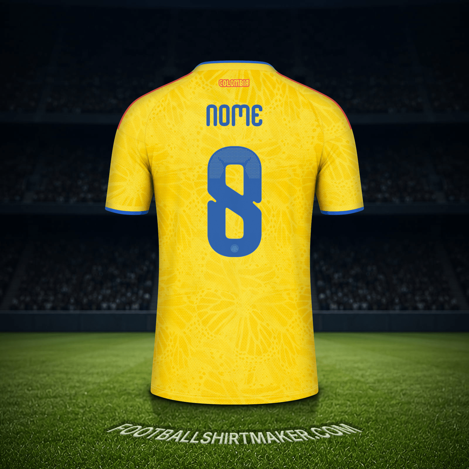 Camisola Colômbia Copa do Mundo 2026 -  nome - 8