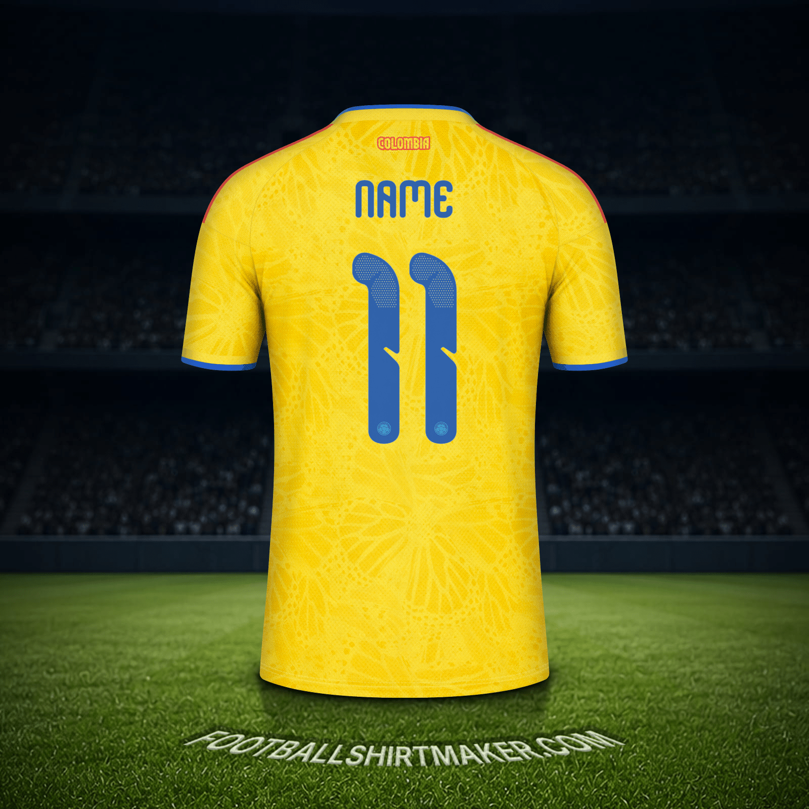 Shirt Colombia World Cup 2026 -  name - 11