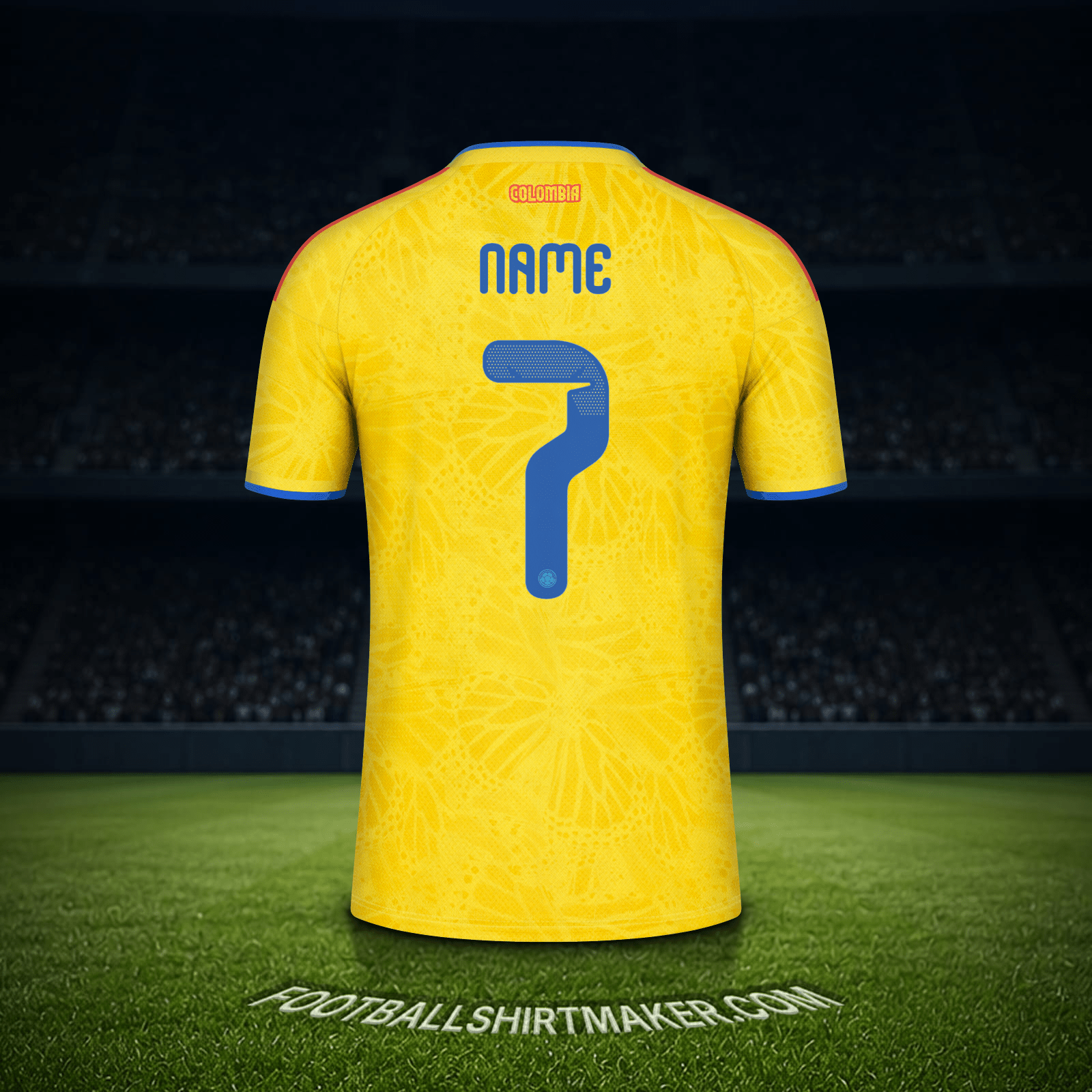 Shirt Colombia World Cup 2026 -  name - 7